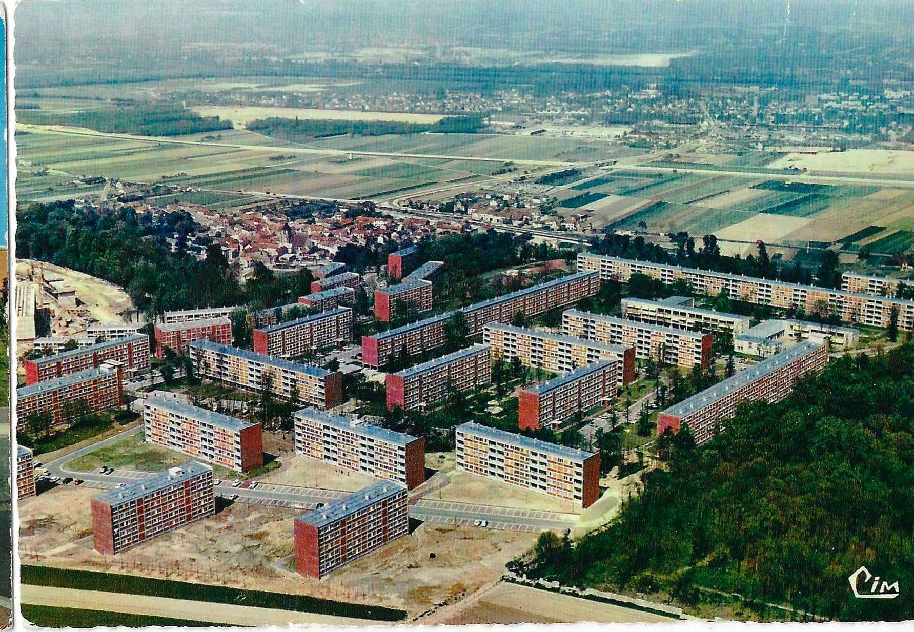 Vue aérienne du domaine d'Acosta